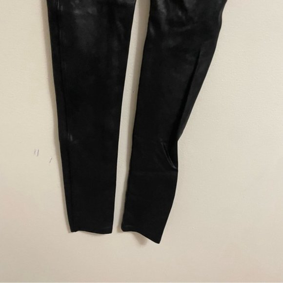Spanx women’s faux leather leggings black pants size medium - Picture 10 of 11